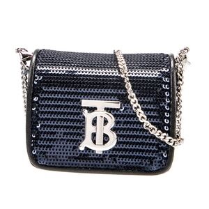 Burberry *Midnight Blue* Micro Mini Sequin Lola Crossbody
